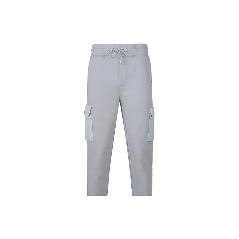 HUGO BOSS Knitted Sweatpants Men Medium Gray-4