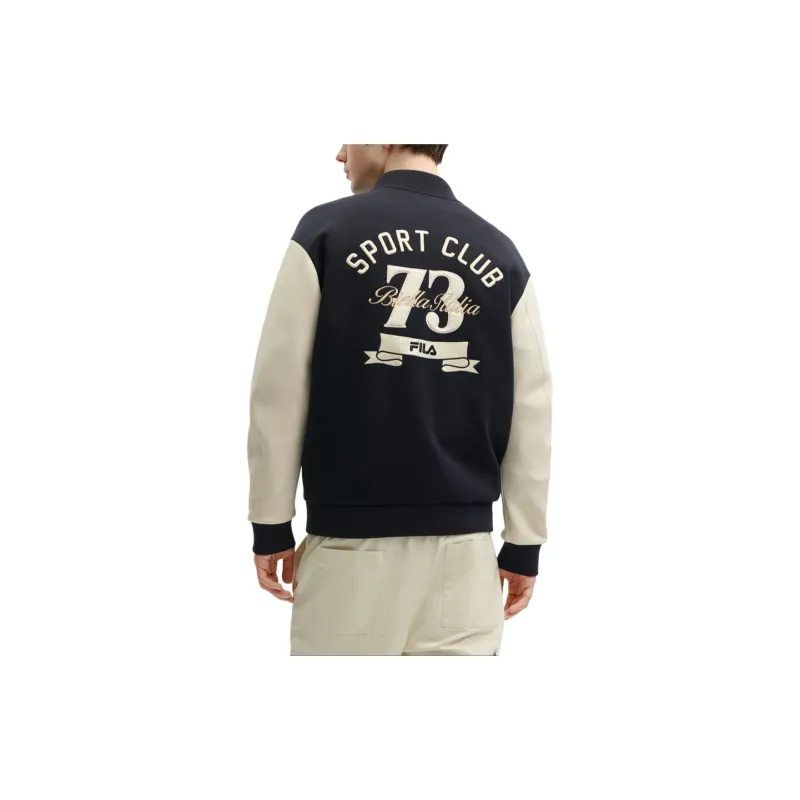 FILA Baseball Jacket Coat Men's Legend Blue-5