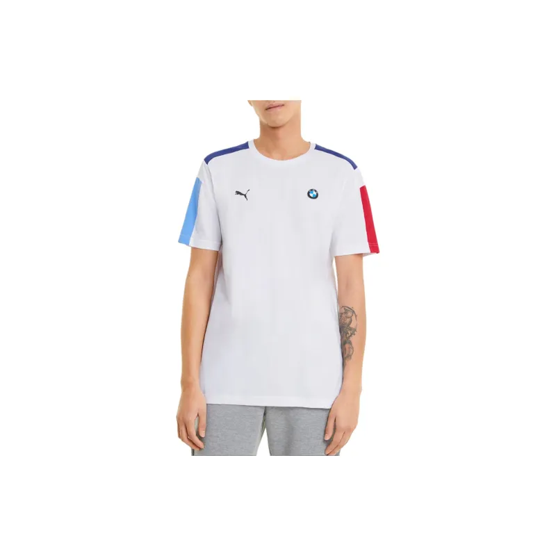 PUMA BMW Motorsport T Shirts Men White-3