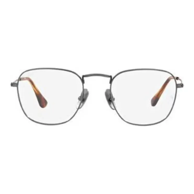 RayBan Titanium Square Eyeglass Frames Men's Silver-1