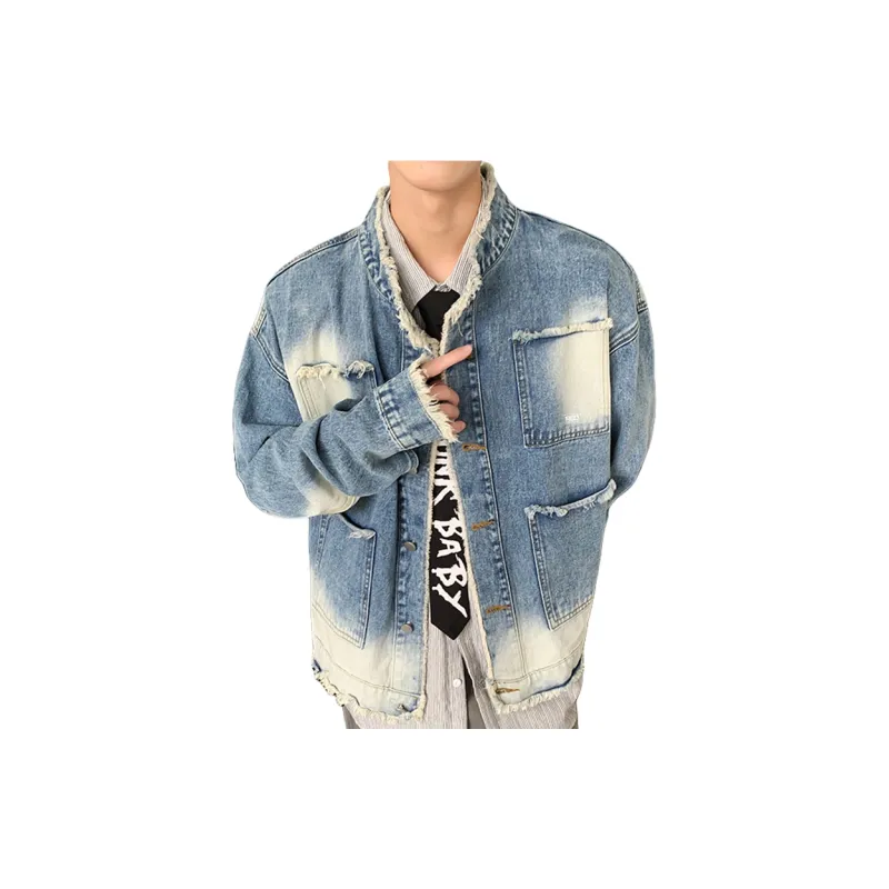 RED DRAGONFLY Denim Jacket Unisex Blue-3