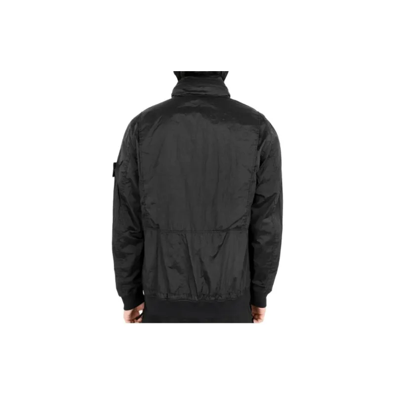 STONE ISLAND SS23 Nylon Meta Jackets Coats Men's Black-4
