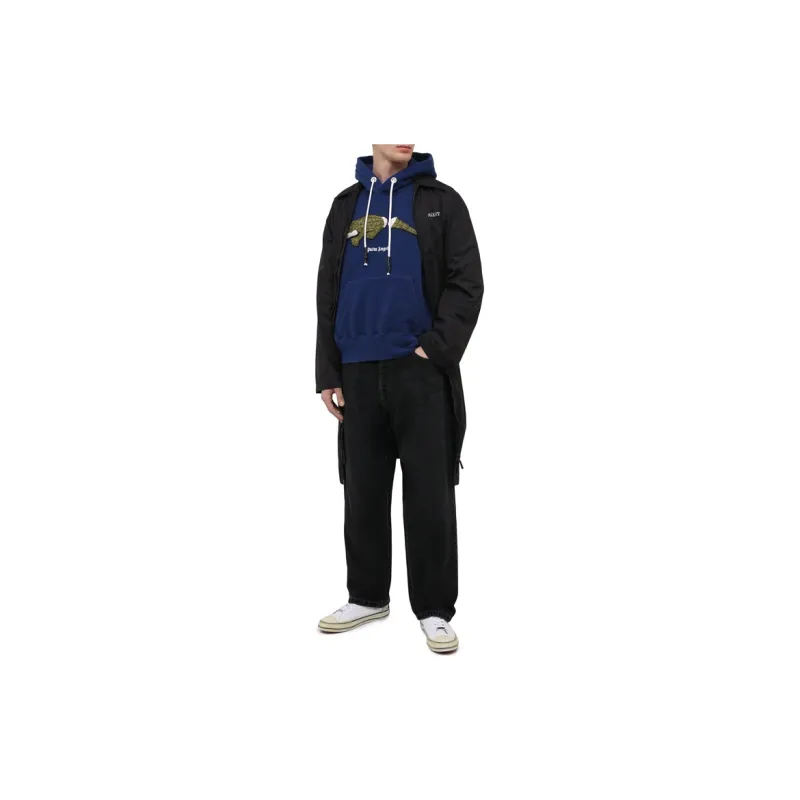 PALM ANGELS Crocodile Hoodie-2