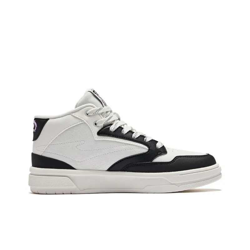 Erke Battery Panda 3lite Skateboard Shoes Women's High Top Microcrystal White/Jet Black-1