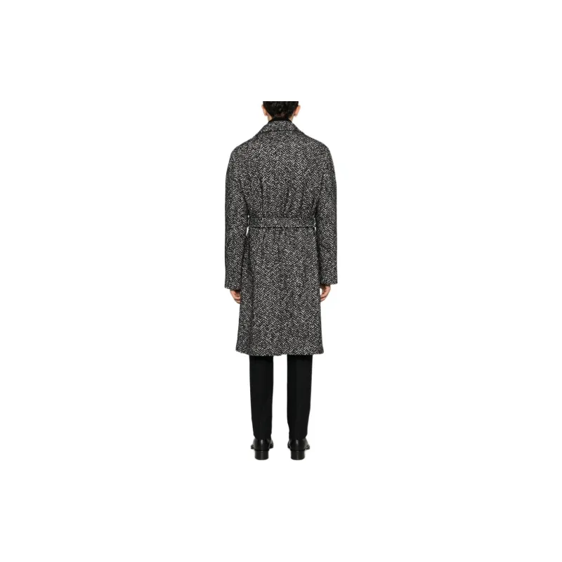 Tagliatore Royce Herringbone-pattern Coat-2