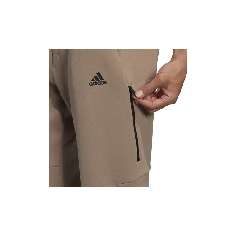 Adidas Knitted Sweatpants Men Khaki-4