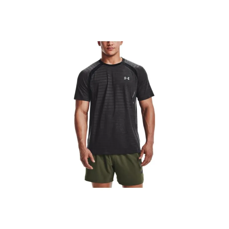 Under Armour Raglan Sleeve T Shirt Men's Gray-3