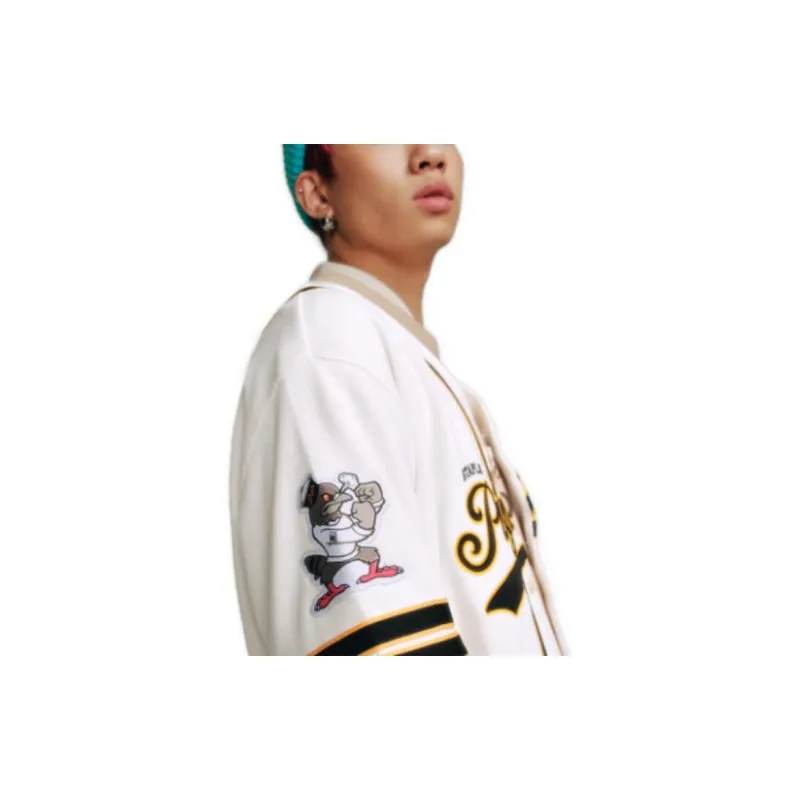 Staple X STARTER Baseball Jerseys Unisex Birch White-6