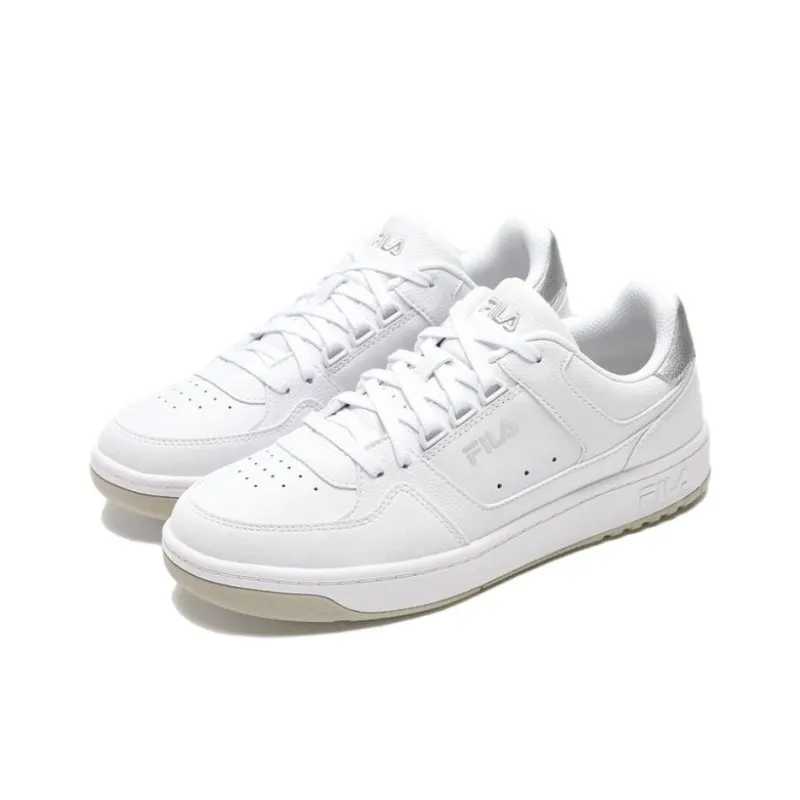 FILA Non slip Lightweight Low Top Skateboard Shoes Women's White-1