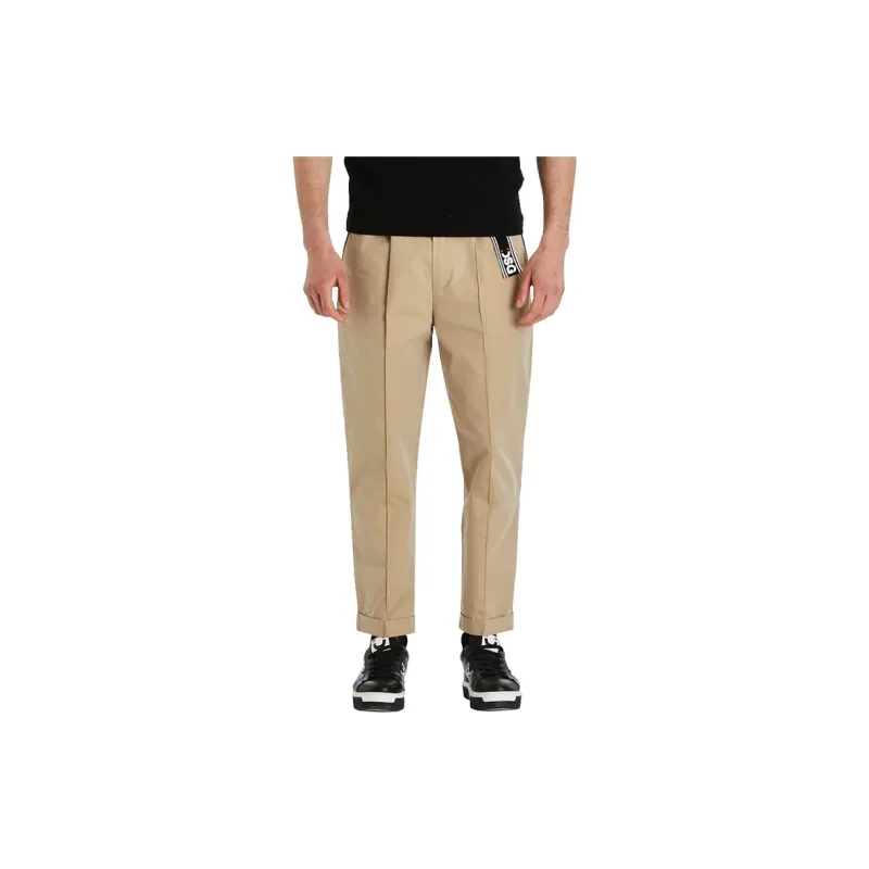 DSG DISGUSTO SS22 Straight Casual Pants Men's Beige Yellow-4