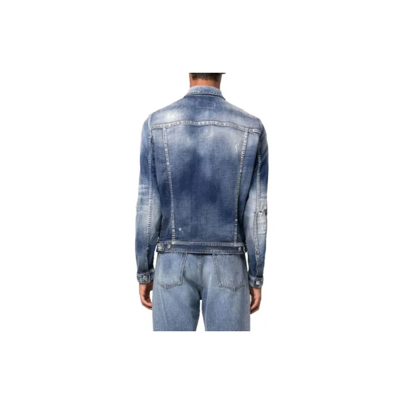 DSQUARED 2 Distressed Denim Jacket-2