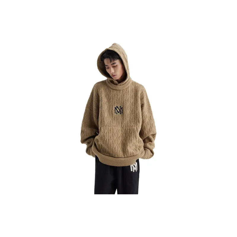 Mitchell Ness Sweatshirts Unisex Brown-4