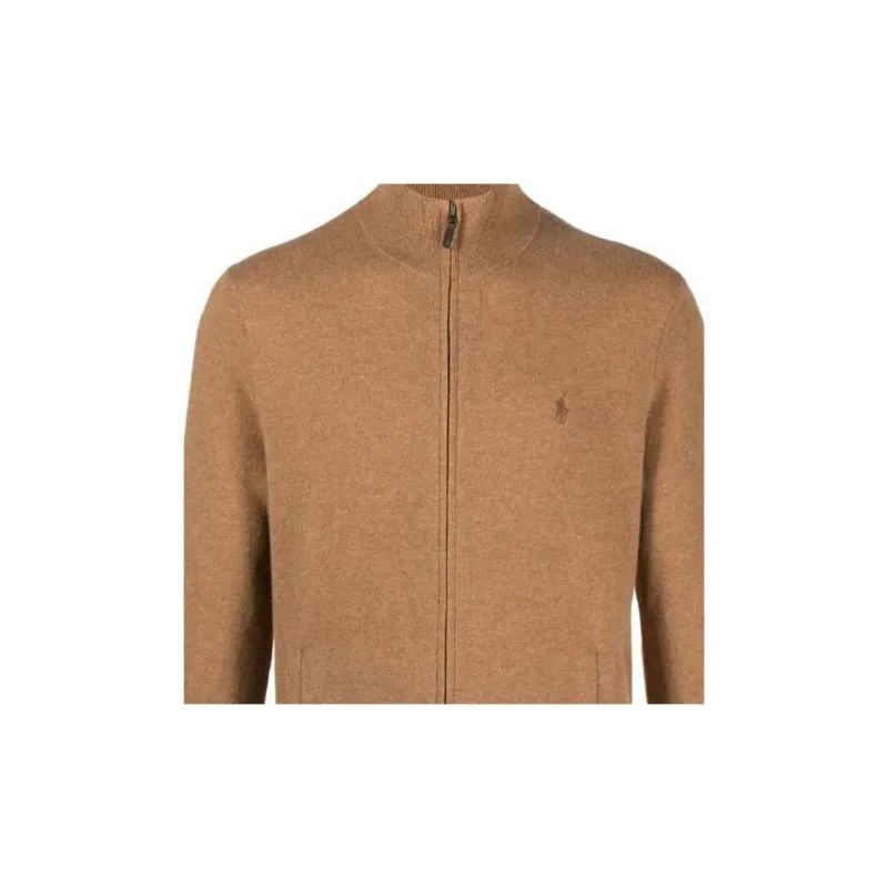 Polo Ralph Lauren Logo embroidered Wool Bomber Jacket-5
