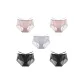 5 Pack (Pink+Pink+Gray Blue+Black+Black)