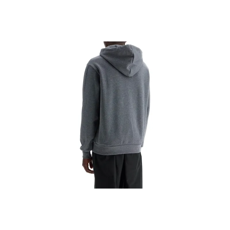 A.P.C Logo Detailed Drawstring Hoodie-2