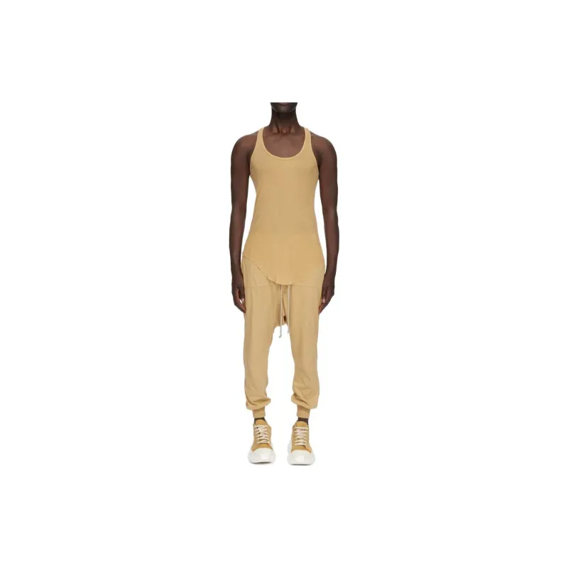 Rick Owens DRKSHDW SS24 Tank Tops Men's Mustard Yellow-2