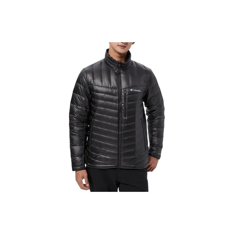 Columbia Water Resistant Windbreaker Jacket Men's Black-4