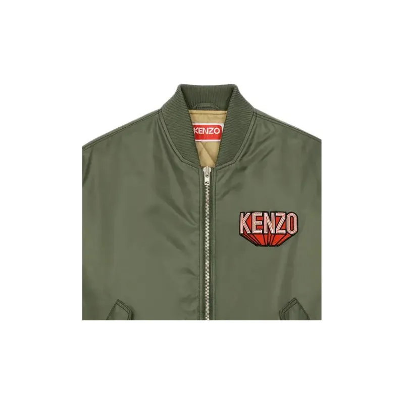 KENZO 3D Logo Zipped Bomber Jacket-5