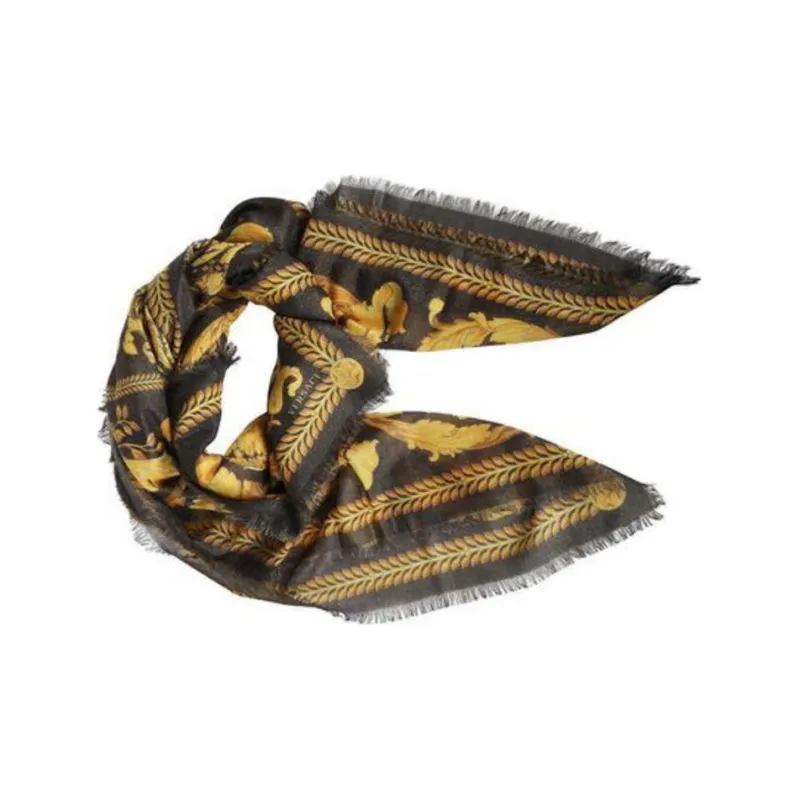 VERSACE Polyamide Shawls Men's Yellow-1