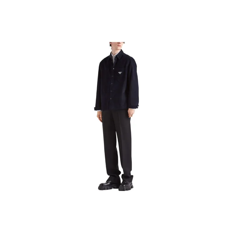 PRADA FW22 Jacket Men's Navy Blue-1