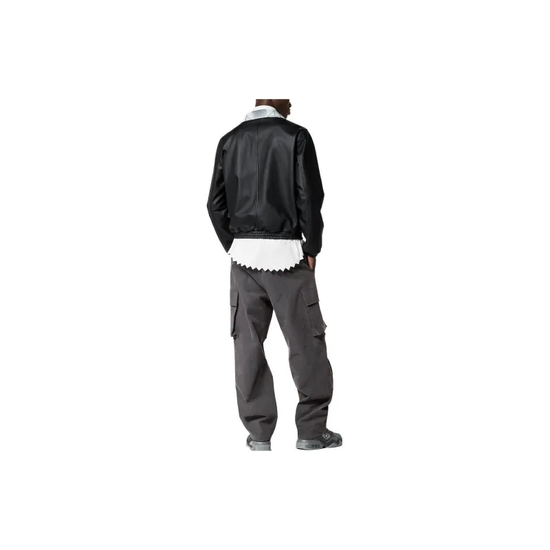 LOUIS VUITTON SS23 Leather Jackets Coats Men's Black-1