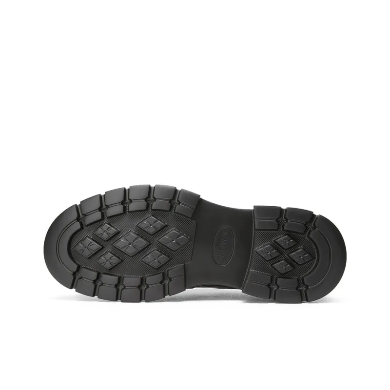 CROWN Men's Casual Shoes Men Low Top Black-9
