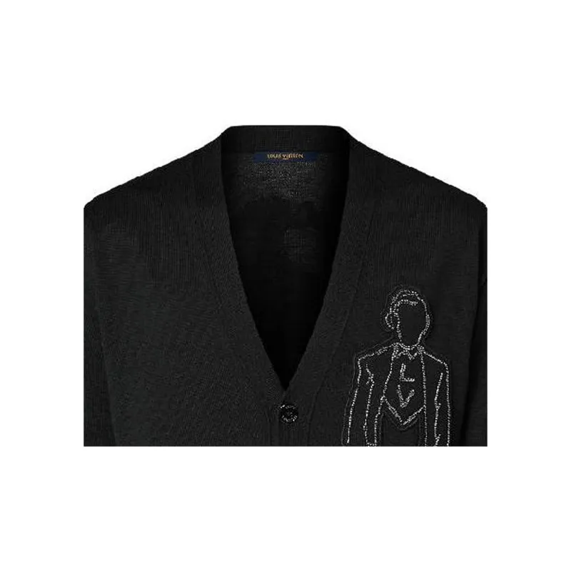 LOUIS VUITTON FW23 Knitwear Men's Black-5