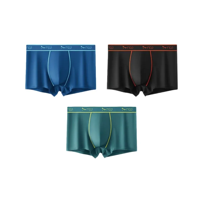RED DRAGONFLY 100% Cotton Underpants Skin Friendly And Comfortable Men's 3 Pack-10