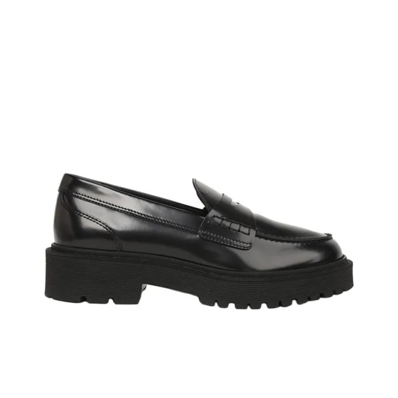 HOGAN Classic Slip On Loafers Women's-1