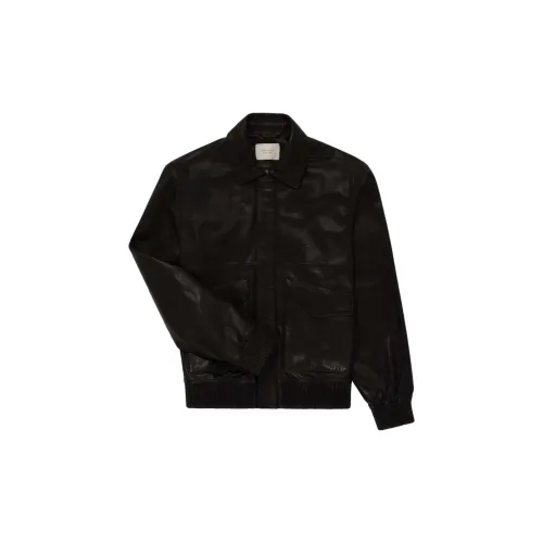 AIME LEON DORE FW24 Leather Jackets Men Black