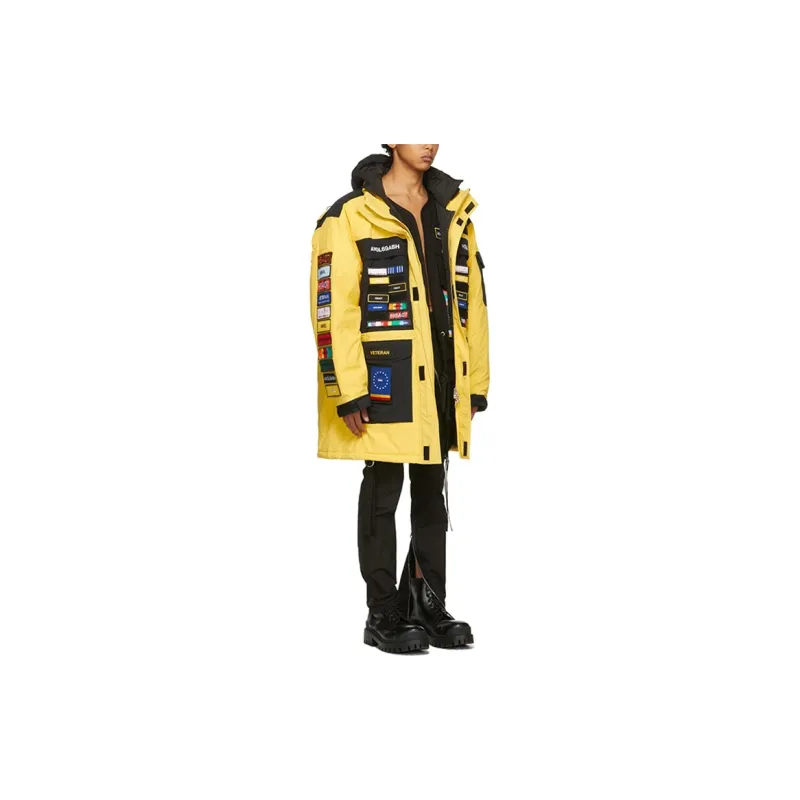Hood By Air Jackets Men Yellow-7