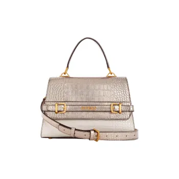 GUESS Artificial Leather Shoulder Bag Crossbody Bag Handbag Women's Metallic