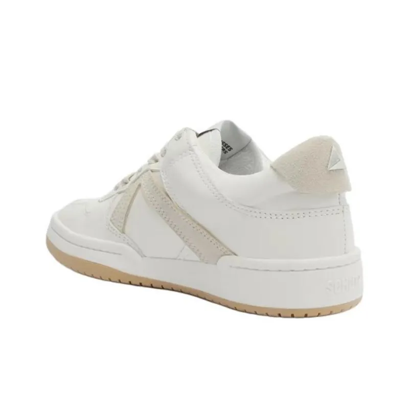 Schutz Low-Top Skateboard Shoes Women's White-3