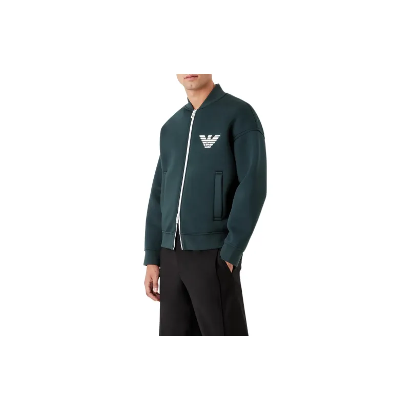 EMPORIO ARMANI FW22 Sweatshirt Men's Ocean Green-1