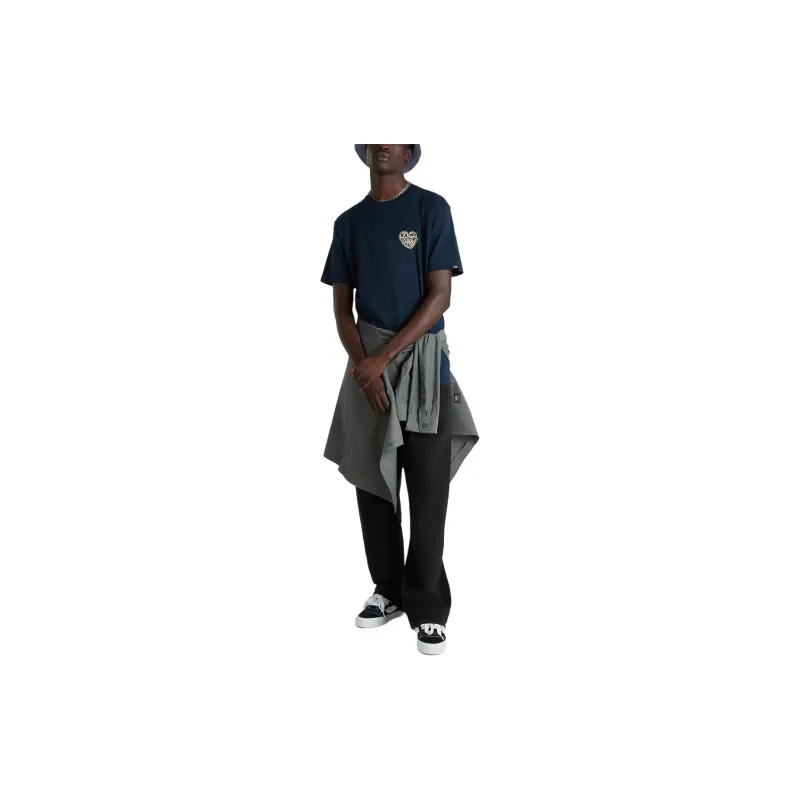 Vans No Players T-Shirt Men's Blue-4