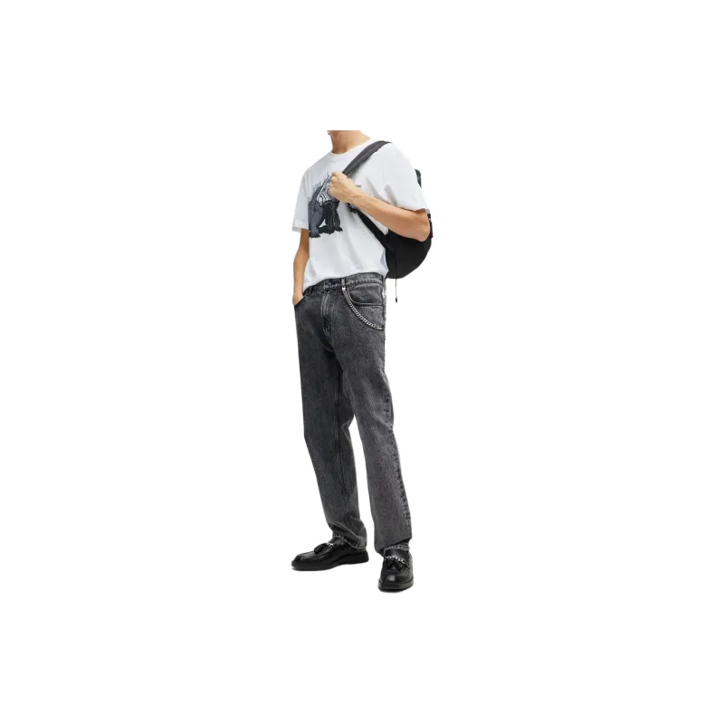 HUGO BOSS T Shirts Men White-2