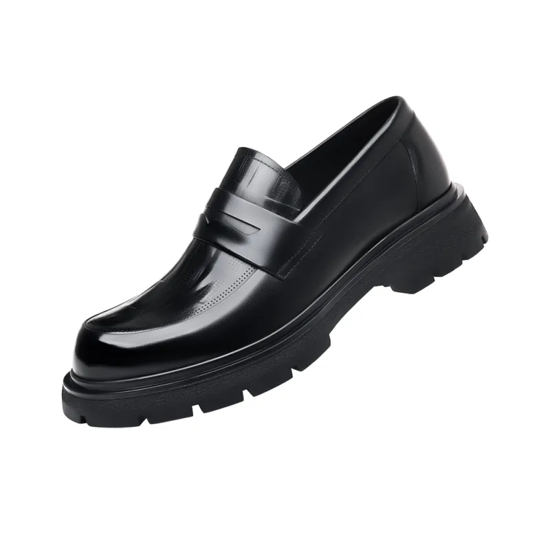 Xiwencha Loafers Men Black/Brown-1