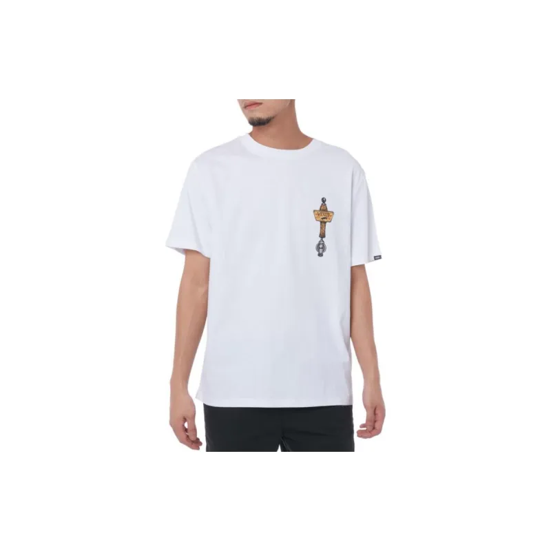 Vans T Shirts Men White-1