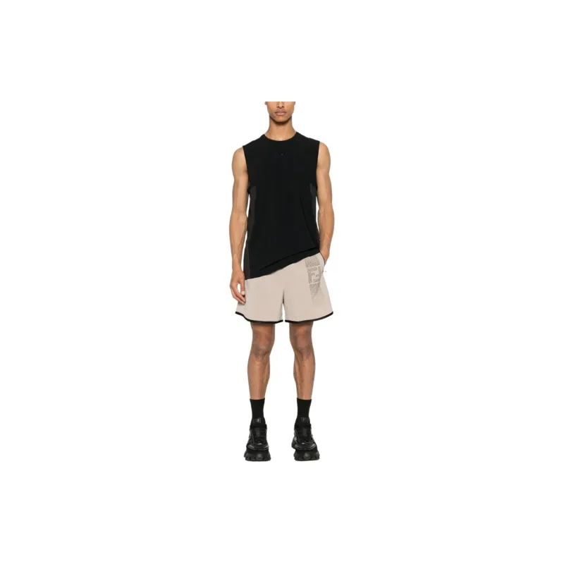 FENDI FF print Track Shorts-1