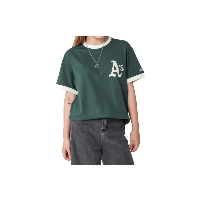 New Era T Shirt Unisex Dark Green-2