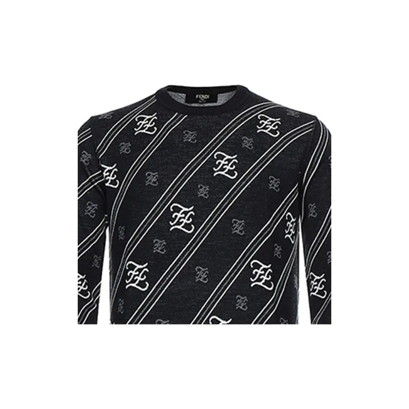 FENDI Sweaters Men Black-2