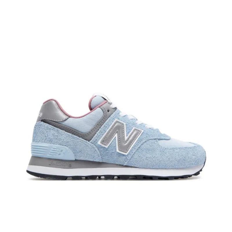New Balance 574 Light Blue Seude-1
