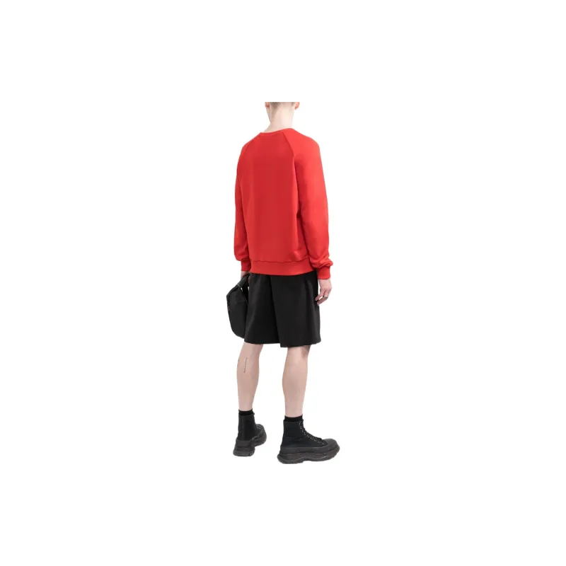 BALMAIN Sweatshirts Men Red-2