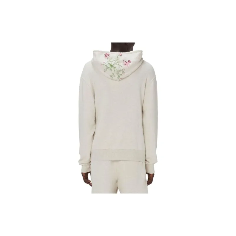 JW Anderson X Pol Anglada Logo Embroidered Drawstring Hoodie-1