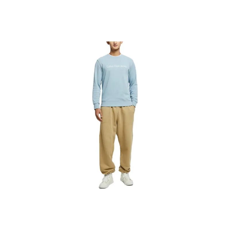 Calvin Klein Simple Series Knitted Sweatpants Unisex Earthy Brown-1