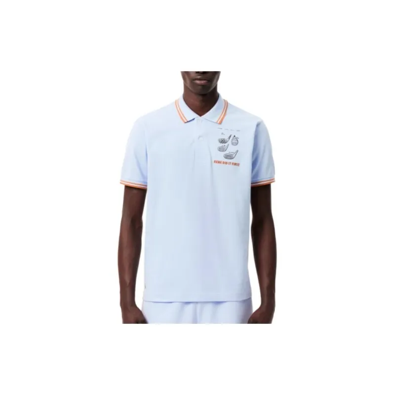 LACOSTE Polo Shirts Men White-1