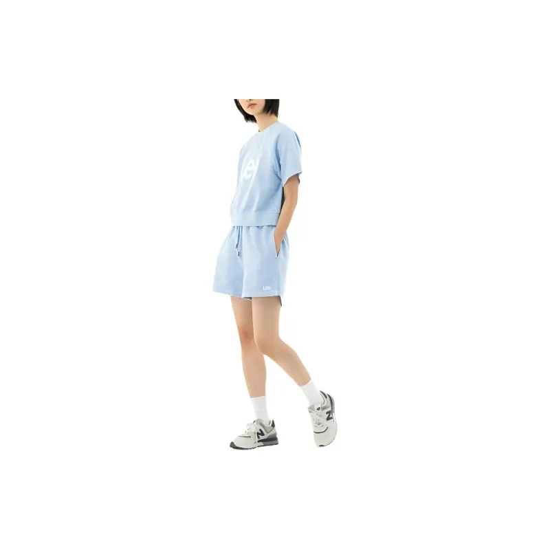 Lee T-Shirts Unisex Blue-4