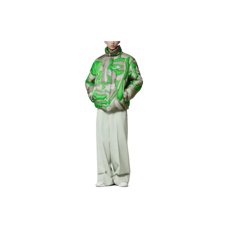 LOUIS VUITTON Patchworked Portrait Puffer Blouson-2
