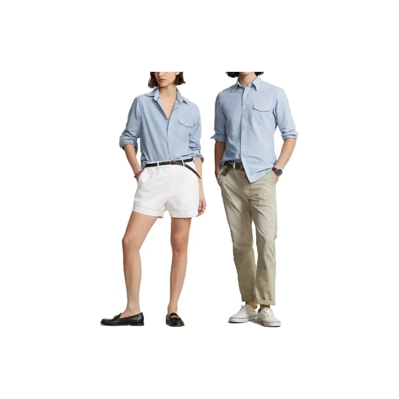 Polo Ralph Lauren Shirts Men Sky Blue-1