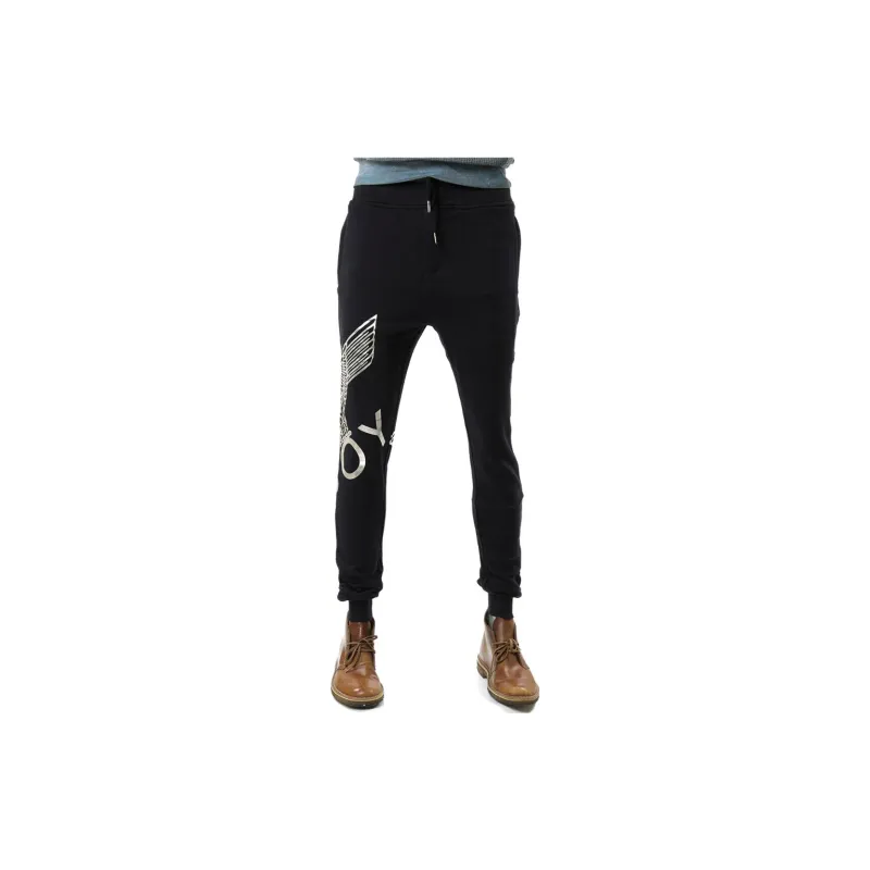 Boy London Casual Pants Men Black-3